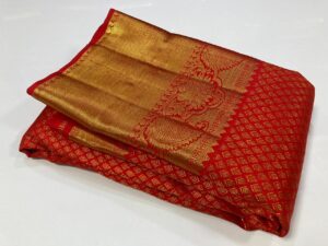 Pure Kanchipuram Handloom Silk Saree - Image 5