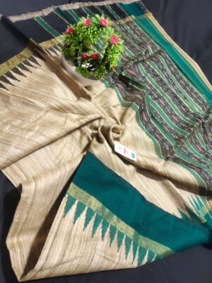 Tussar Ghicha Silk Saree - Image 3