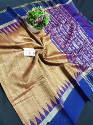 Tussar Ghicha Silk Saree - Image 16