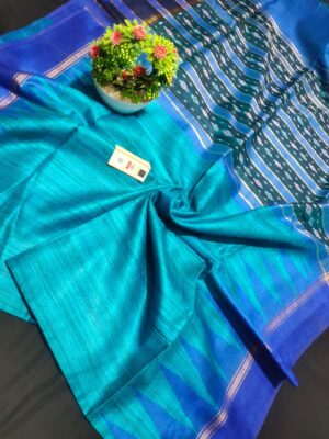 Tussar Ghicha Silk Saree - Image 7