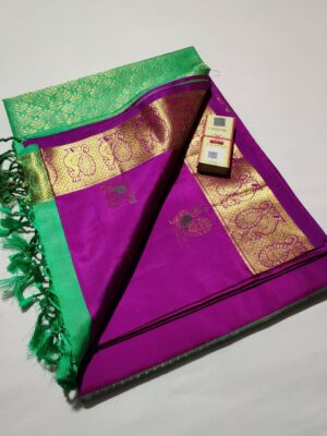 Kanchipuram Handloom Silk Sari - Image 3