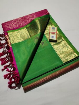 Kanchipuram Handloom Silk Sari - Image 5