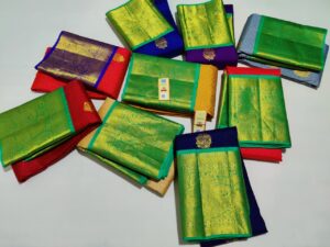 Handloom Kanchipuram Silk Saree - Image 4