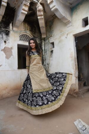 Long Kurta Skirt Set - Image 6
