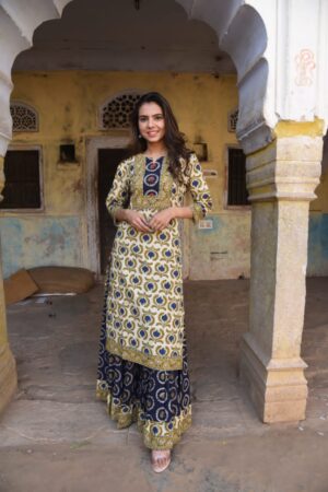 Long Kurta Skirt Set - Image 8