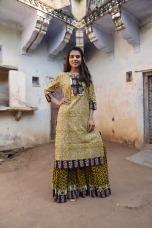 Long Kurta Skirt Set - Image 10