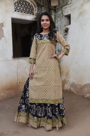 Long Kurta Skirt Set - Image 14