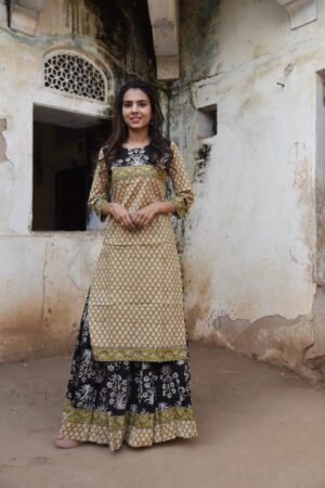Long Kurta Skirt Set - Image 20