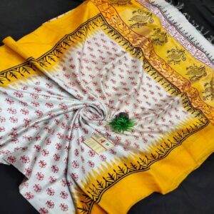 Tussar Silk Saree - Image 2