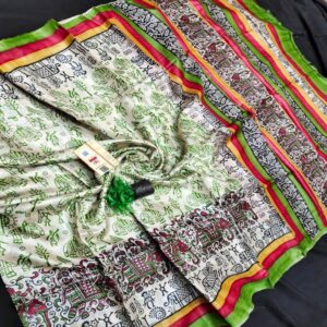 Tussar Silk Saree - Image 3