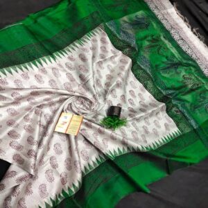 Tussar Silk Saree - Image 4
