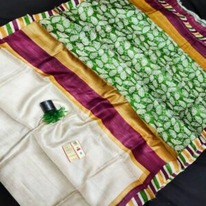 Tussar Silk Saree - Image 9