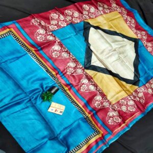 Tussar Silk Saree - Image 10
