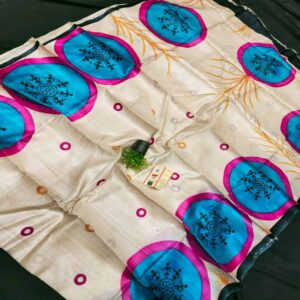 Tussar Silk Saree - Image 12