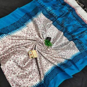 Tussar Silk Saree - Image 17