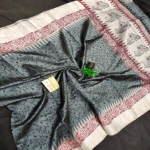 Tussar Silk Saree - Image 18