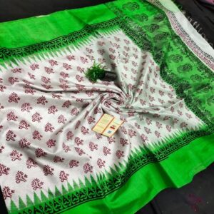Tussar Silk Saree - Image 19