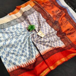 Tussar Silk Saree - Image 20