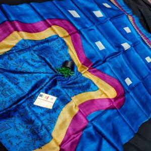 Tussar Silk Saree - Image 21