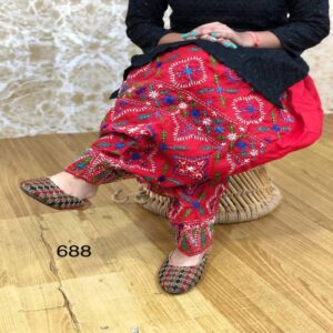 Hand crafted Phulkari Patiyala Salwar - Image 2