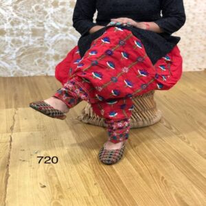 Hand crafted Phulkari Patiyala Salwar - Image 5