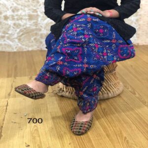 Hand crafted Phulkari Patiyala Salwar - Image 9