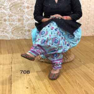 Hand crafted Phulkari Patiyala Salwar - Image 12