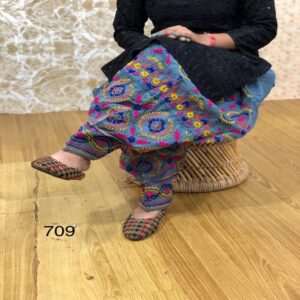 Hand crafted Phulkari Patiyala Salwar - Image 13