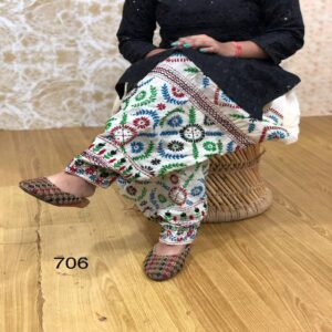 Hand crafted Phulkari Patiyala Salwar - Image 14