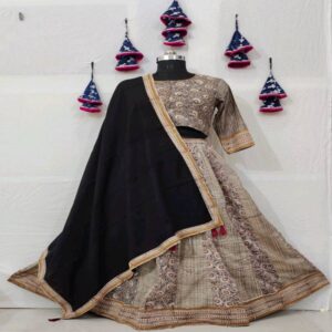 Cotton Long Skirt with Blouse - Image 15