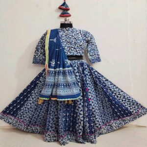 Cotton Long Skirt with Blouse - Image 35
