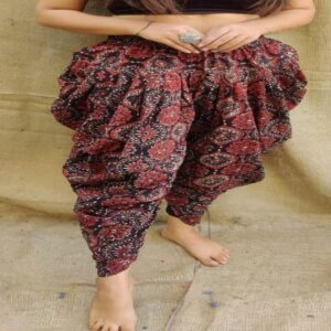 Dhoti Pant with Ajrakh Print - Image 4
