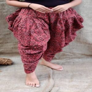 Dhoti Pant with Ajrakh Print - Image 5
