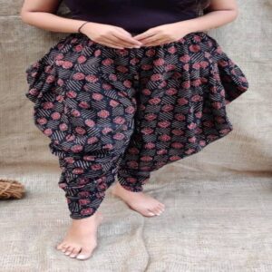 Dhoti Pant with Ajrakh Print - Image 6