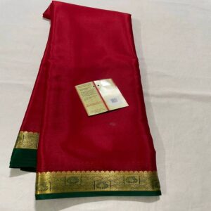 Pure Mysore Silk Saree - Image 20