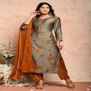 Muslin Kurta Pant Dupatta Set - Image 38