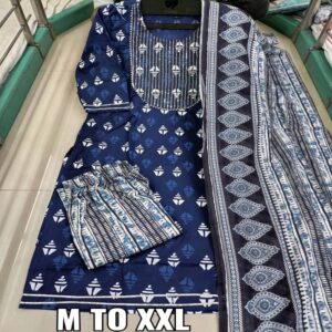 Kurti Pant Dupatta set - Image 2