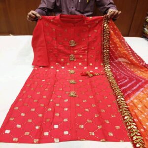 Art Silk Kurti Dupatta set - Image 3