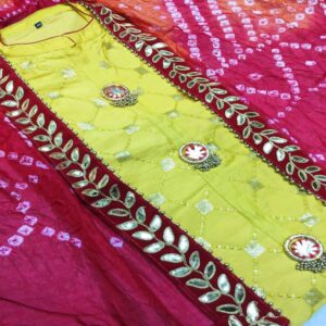 Art Silk Kurti Dupatta set - Image 4
