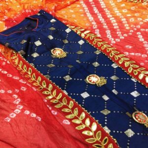 Art Silk Kurti Dupatta set - Image 6