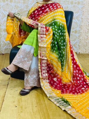 Beautiful Bandhani Dupatta Set