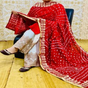 Beautiful Bandhani Dupatta Set - Image 7