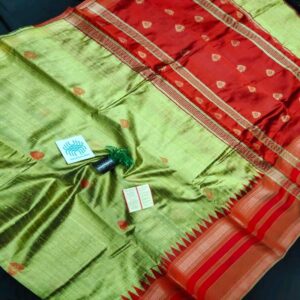 Pure Raw Silk with Temple Border - Image 10