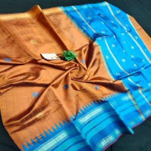 Pure Raw Silk with Temple Border - Image 27