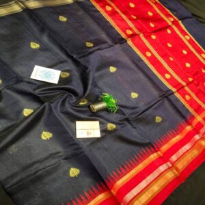 Pure Raw Silk with Temple Border - Image 30