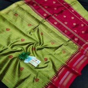 Pure Raw Silk with Temple Border - Image 34