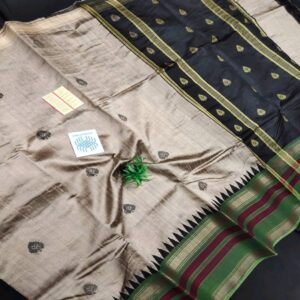 Pure Raw Silk with Temple Border - Image 39