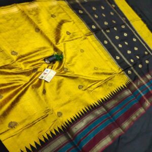 Pure Raw Silk with Temple Border - Image 9