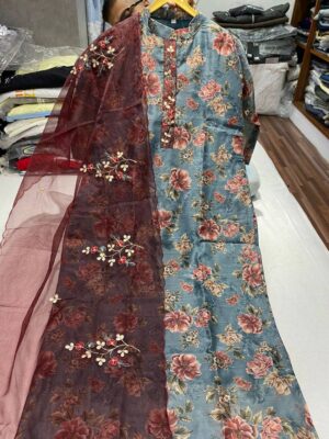 Muslin Floral Kurti