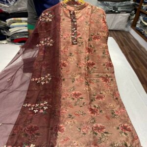 Muslin Floral Kurti - Image 2